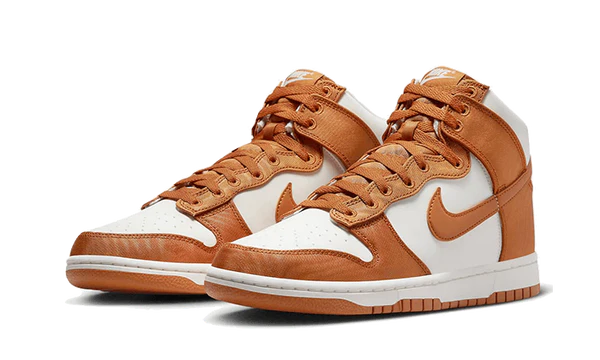 Nike Dunk High Satin Curry