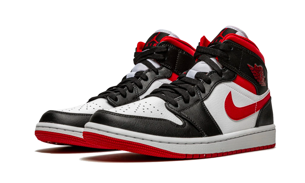 Air Jordan 1 Mid Gym Red Black White - FashstoreCZ