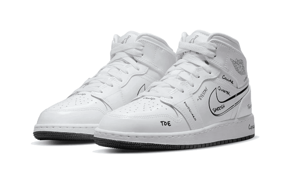 Air Jordan 1 Mid Schematic