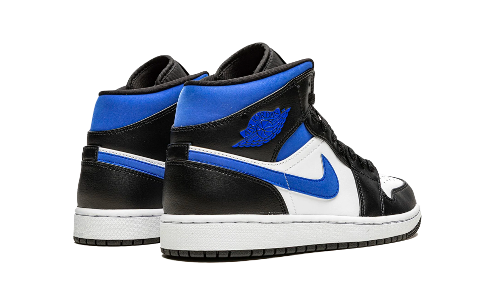 Air Jordan 1 Mid White Black Racer Blue - FashstoreCZ