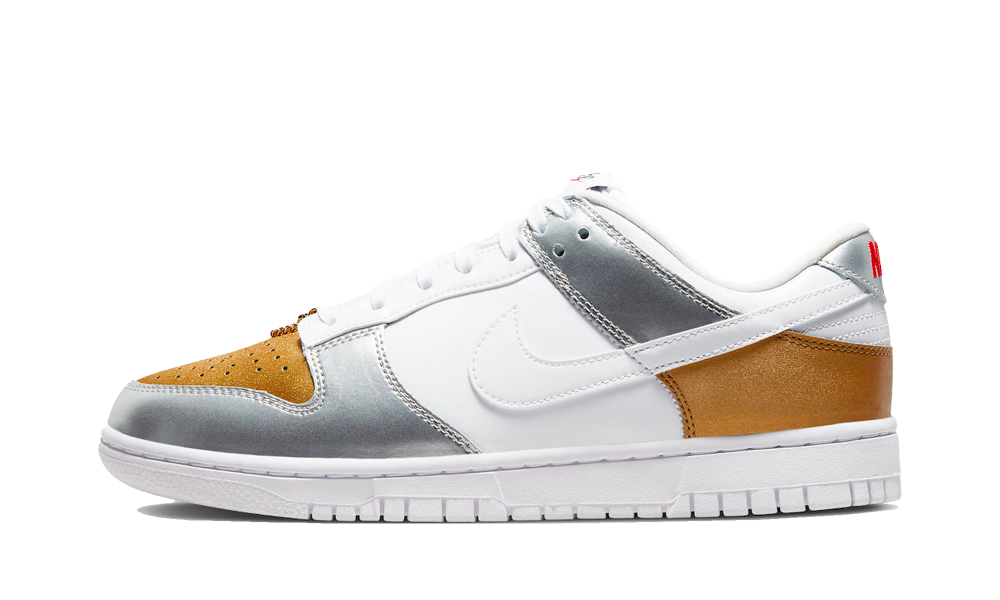 Dunk Low Gold Silver
