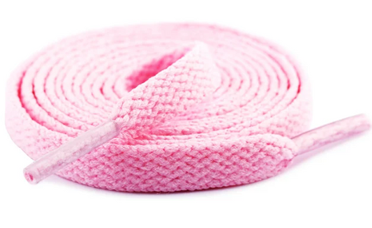 Světle růžové tkaničky