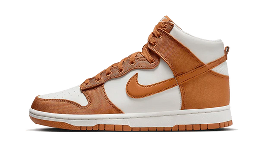 Nike Dunk High Satin Curry