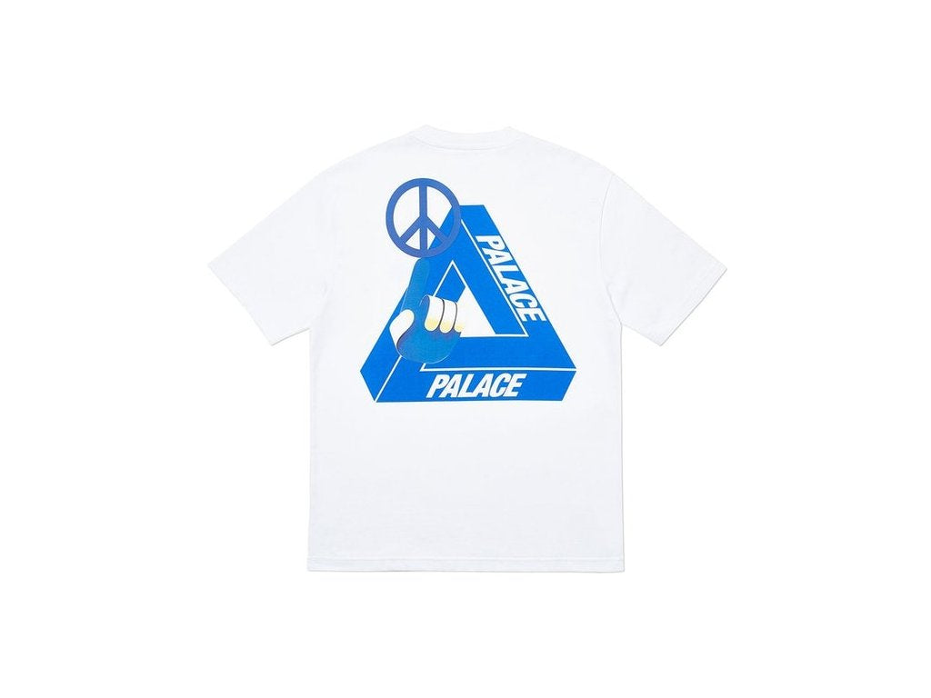 Palace Tri-Smiler T-Shirt White - FashstoreCZ