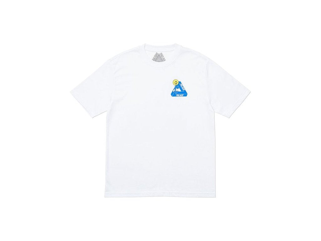 Palace Tri-Smiler T-Shirt White - FashstoreCZ