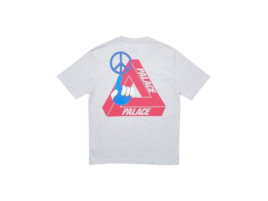 Palace Tri-Smiler T-Shirt Grey - FashstoreCZ