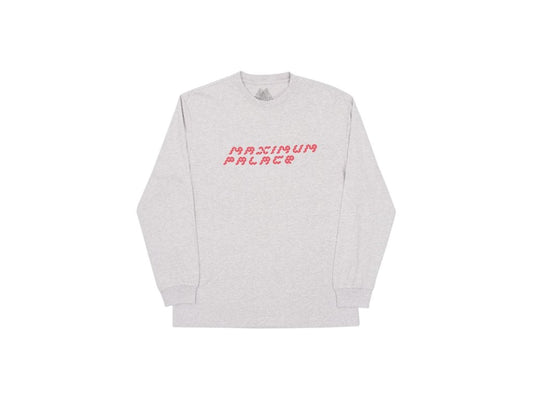 Palace Tri-Flect Longsleeve Grey Marl - FashstoreCZ