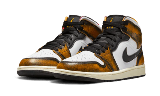 Air Jordan 1 Mid SE Orange Wear-Away