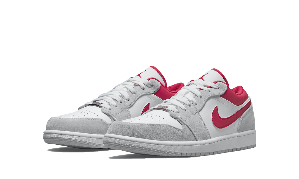 Air Jordan 1 Low SE Light Smoke Grey Gym Red - FashstoreCZ