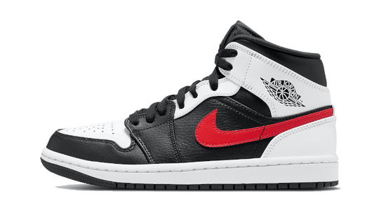Air Jordan 1 Mid Black Chile Red White - FashstoreCZ