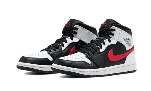 Air Jordan 1 Mid Black Chile Red White - FashstoreCZ