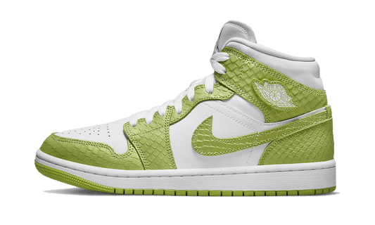 Air Jordan 1 Mid Green Python