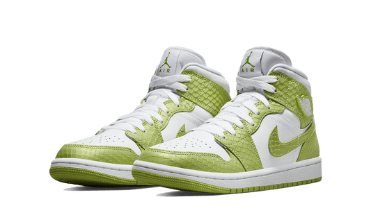 Air Jordan 1 Mid Green Python