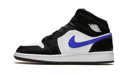 Air Jordan 1 Mid Black Racer Blue White - FashstoreCZ