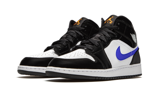 Air Jordan 1 Mid Black Racer Blue White - FashstoreCZ