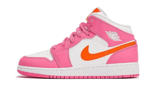 Air Jordan 1 Mid Pinksicle Safety Orange