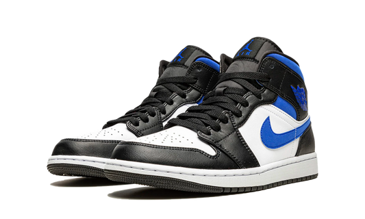 Air Jordan 1 Mid White Black Racer Blue - FashstoreCZ