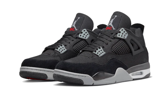 Air Jordan 4 Black Canvas