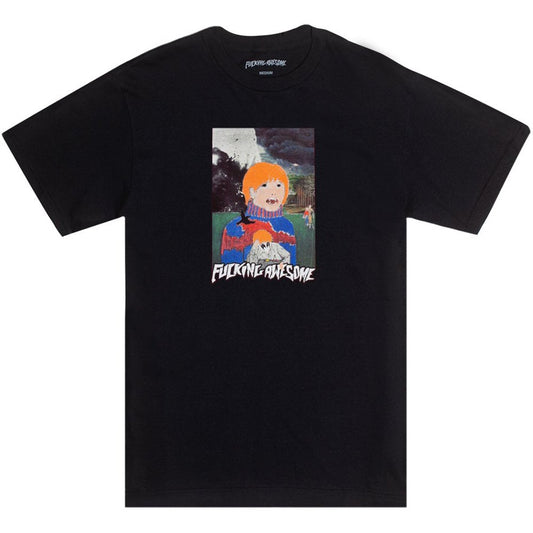 Fucking Awesome Painted Aidan Tee Black - FashstoreCZ