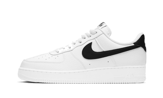 Air Force 1 Low 07 White Black Pebbled Leather