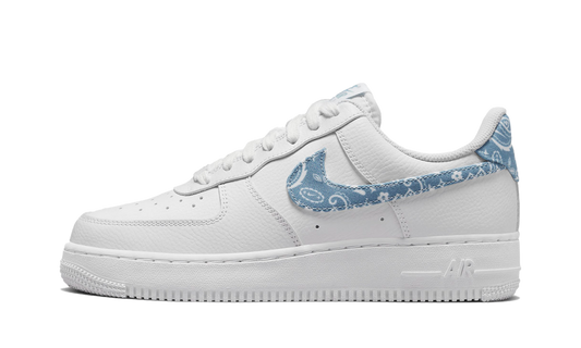 Air Force 1 Low '07 Essential White Worn Blue Paisley