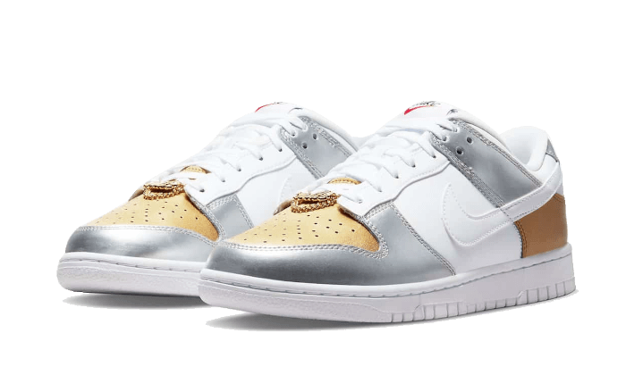 Dunk Low Gold Silver